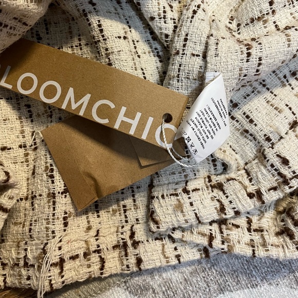 BloomChic NEW NWT Gingham Suit Collar Flap Pocket Blazer Women’s US 22-24 - Picture 8 of 8